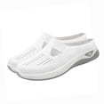thumbnail image 6 of YHAJDS Women's Slip On Sandals Closed Toe Half Slip Breathable Mesh Soft Sole Indoor Outdoor Home Daily, 6 of 7