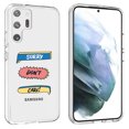 thumbnail image 1 of TalkingCase Slim Phone Case Compatible for Samsung Galaxy S23 Ultra 2023, Don't Care Clear Print, Lightweight, Flexible, USA, 1 of 7