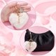 thumbnail image 3 of Llavero de corazón con forma de bola afelpada y perla de imitación, ideal para decorar bolsas de regalo., 3 of 9