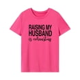 thumbnail image 4 of Camiseta para mujer Trajes Ropa de moda suave Camiseta de manga corta Camiseta básica Cuello redondo L, 4 of 8