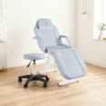 thumbnail image 4 of Massage Spa Bed Facial Chair Table Tattoo Chair 73in 3-Section Multipurpose Massage Bed Professional Facial Lash Bed Chair Tattoo Table Beauty Spa Salon Equipment-Purple, 4 of 10