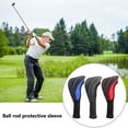 thumbnail image 2 of CUITING Housse de Tête de Club de Golf Résistante aux Déchirures Antidérapante Doublure Douce Protège la Tête de Club Coton Appliqué No. 1/3/5 Housse de Putter de Golf, 2 of 8