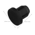 thumbnail image 2 of BESTYASH 40Ud Tapones De Silicona Para Con Cierre Hermético Capuchones Negros Resistentes Y Reutilizables, 2 of 8