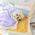 thumbnail image 7 of Ultra Soft Dog Cat Bed Mat with Cute Prints Reversible Fleece Dog Crate Kennel Pad Cozy Washable Thickened Hamster Guinea Pig Bed Pet Bed Mat for Small Animals, 7 of 7