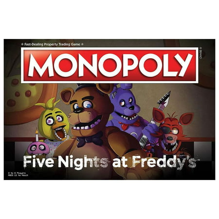 Monopoly Five Nights at Freddy's Property Trading Board Game USAopoly (Best Monopoly Properties To Own)