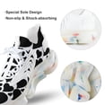 thumbnail image 7 of Black Love Heart Pattern Walking Shoes for Men Woman Lightweight Tennis Fashion Elastic Sports Shoes Cushion Basketball Shoes, 7 of 7
