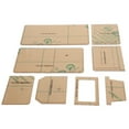 thumbnail image 2 of Wallet Acrylic Template, Accurate Cutting Distance 8pcs Transparent Acrylic Clear Stencil With Protective Layer For DIY Leather Crafts For Short Wallet, 2 of 8