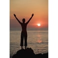 thumbnail image 2 of Girl With Arms Raised; Koh Lanta, Thailand Poster Print by Sean White / Design Pics (11 x 17), 2 of 4
