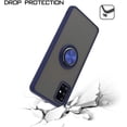 thumbnail image 6 of Xpression Cover for Samsung Galaxy S25 /S24 Ring Holder Case Hybrid Kickstand, Matte Frosted TPU Hard Frame Shock-Absorption Phone Case - Blue, 6 of 8