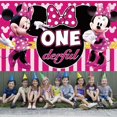 thumbnail image 5 of Mouse 1st Birthday Banner Backdrop Background Taspestry Post Wall Decor Party Supplies, 5 of 6