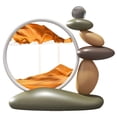 thumbnail image 3 of Arte de arena en movimiento Escena de paisaje de arena dinámico Tablero de mesa ligero y versátil Naranja, 3 of 9