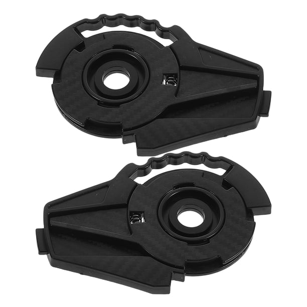 FELTECHELECTR 1Jgo Conjunto Y Mecanismo Para Visor De Casco Con Material Resistente Color Negro