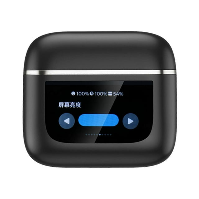 V8 Wireless Bluetooth Headset, Smart Color LCD Display, Touch Screen, ANC, Noise Cancelling