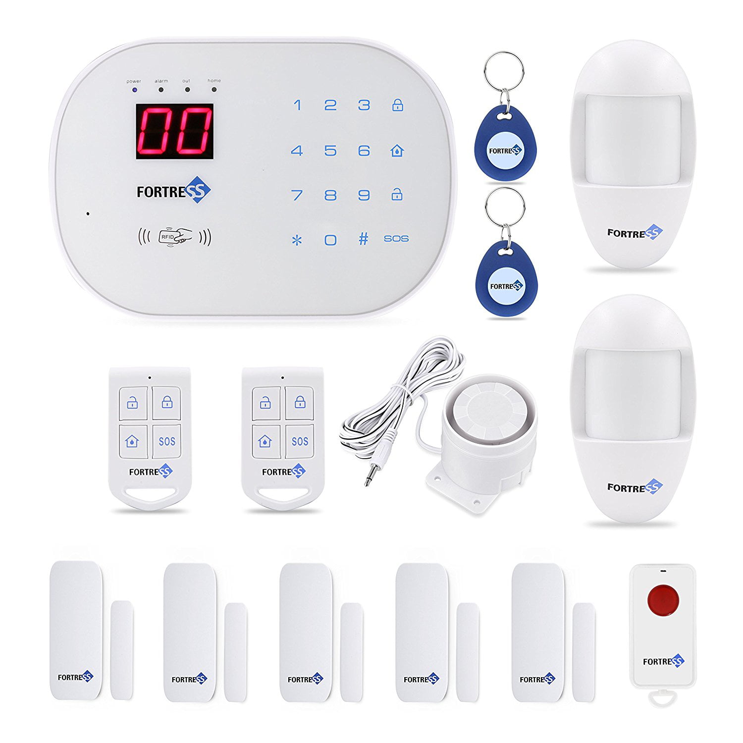 Fortress App Controlled Updated S03 WiFi & Landline Security Alarm System Starte