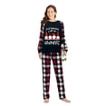 thumbnail image 3 of iHapHap Matching Family Christmas Pajamas Buffalo Plaid Gnome Sleepwear Set, 2-3T-Kid, 3 of 6