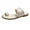 Beige, variant on Women 2022 Casual Adjustable Hook Loop Sandals Summer Open Toe Slides Sandals Flat Sandal