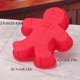 thumbnail image 4 of Molde navideño de silicona for pastel de jengibre (para hombres): rojo, fácil de liberar y duradero, elementos esenciales for hornear durante las festividades, 4 of 4
