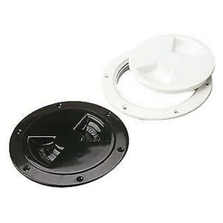 

Sea-Dog 337150-1 Screw Out Deck Plate - 5-7/16 White