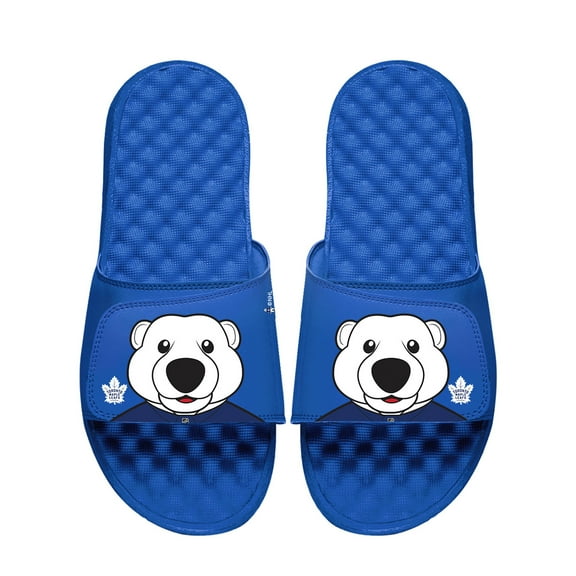 Youth ISlide Blue Toronto Maple Leafs Team Mascot Slide Sandals