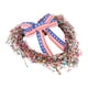 thumbnail image 3 of Corona del Día de la Independencia Corazón Rojo Blanco Azul Baya Puerta Colgante Adorno Corona, 3 of 8