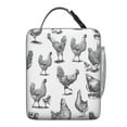 thumbnail image 6 of Chick Insulated Lunch Box Women Reusable Lunch Tote Bag with Detachable Handle Cooler Tote Bag Picnic Hiking, 6 of 6