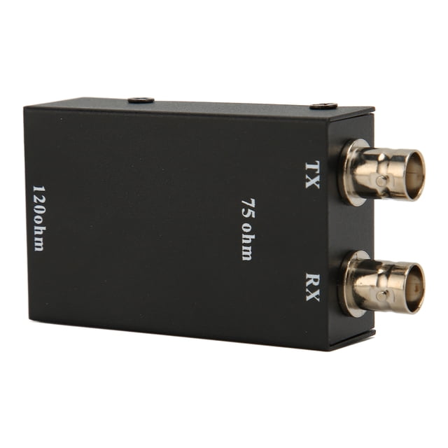 75ohm BNC To 12ohm RJ45 Ethernet Adapter, BNC To RJ45 Adapter G.703 Balanced To Unbalanced Heat Dissipation For Road Traffic Monitoring System