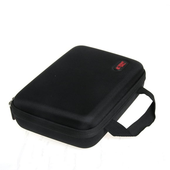 Estuche de viaje rígido de EVA Hermitshell compatible con la unidad TENS HealthmateForever YK15AB, masajeador electrónico de pulso para codo de tenista, síndrome del túnel carpiano, artritis, bursitis