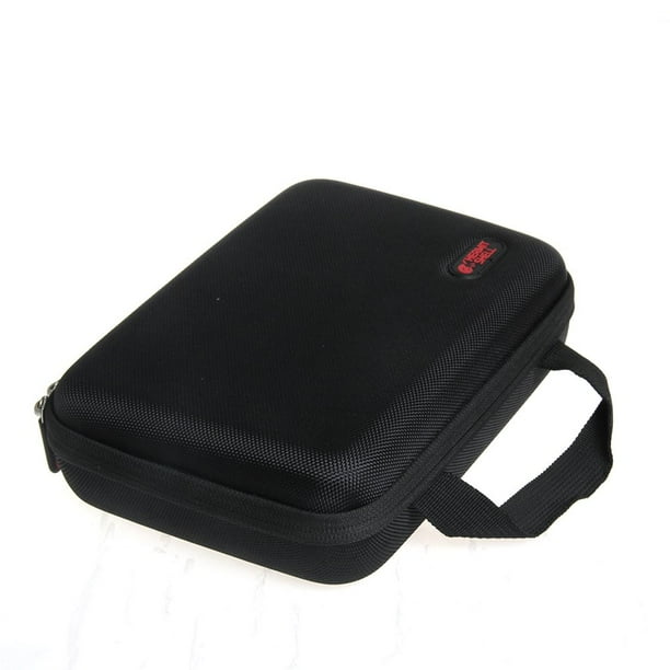 Estuche de viaje rígido de EVA Hermitshell compatible con la unidad TENS HealthmateForever YK15AB, masajeador electrónico de pulso para codo de tenista, síndrome del túnel carpiano, artritis, bursitis