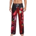 thumbnail image 2 of Lsque Berry Infused Refreshment Print Men's Pajama Pants, Lounge Pant - Comfortable Home Wear,Elastic Waistband, Stylish Design-Medium, 2 of 9