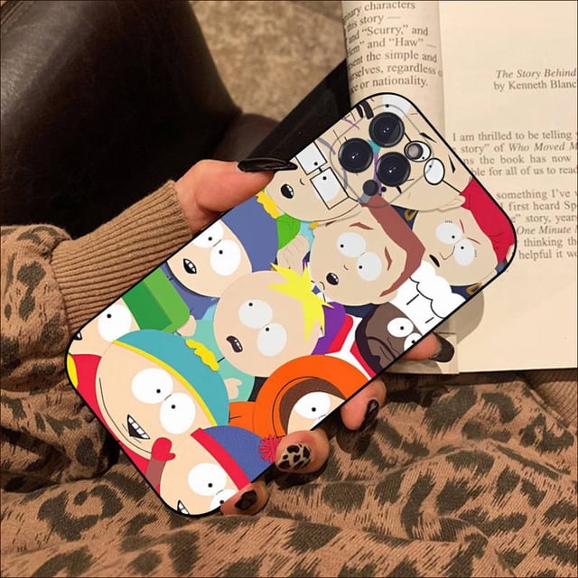 Funda de teléfono divertida South Park, carcasa bonita para iPhone 8, 7, 6, 6S Plus, X, SE, 2020, XR, XS, 14, 11, 12, 13, Mini Pro Max Fivean unisex