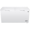thumbnail image 1 of White Westinghouse  Congelador 18 pies 508 L  Acero blanco  2 puertas  Control dual de temperatura  Condensador interno  Canastilla interior  Manija exterior  Cerradura con llave  Luz interior  Ruedas, 1 of 7