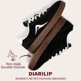 thumbnail image 4 of Ecetana Women's Sneakers Casual Tennis Shoes Slip Resistant Low Top Walking Shoes, 4 of 6