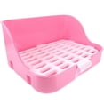 thumbnail image 5 of Pink Plastic Guinea Pig Litter Box with LeakProof Design for Storage Large Capacity 27.6 x 17.7 x 5.5 Inches, 5 of 5
