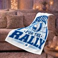 thumbnail image 6 of Volleyball Team Spirit Built Rally, Festive Holiday Scene, Warm Flannel Blanket for Living Room and Reading Nook with Detailed Artwork, Art Lovers Christmas Gift, Festive Home Decor, 6 of 9