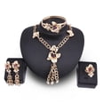 thumbnail image 4 of HEMOTON 4-Piece Rhinestone Jewelry Set for Women, Perfect for Parties, Dinner Events, and Bridal Accessories, 4 of 7