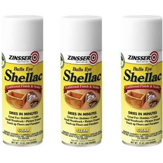 Rust-Oleum Zinsser 408 Bulls Eye Clear Shellac Spray 12 oz