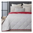 thumbnail image 1 of Colcha Doble Vista, Ideal para todo el año 1 Pieza Real Textil (Gris/Rojo, Individual), 1 of 6