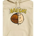 thumbnail image 3 of Peanuts - Charlie Brown Football Head - Men's Fleece Pullover Hoodie, 3 of 6