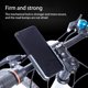 thumbnail image 4 of Eigraketly Soporte de teléfono para bicicletas, manillar de aleación de aluminio, soporte ajustable, soporte de rotación de 360 ​​grados Ciclismo color titanio Moto, 4 of 6