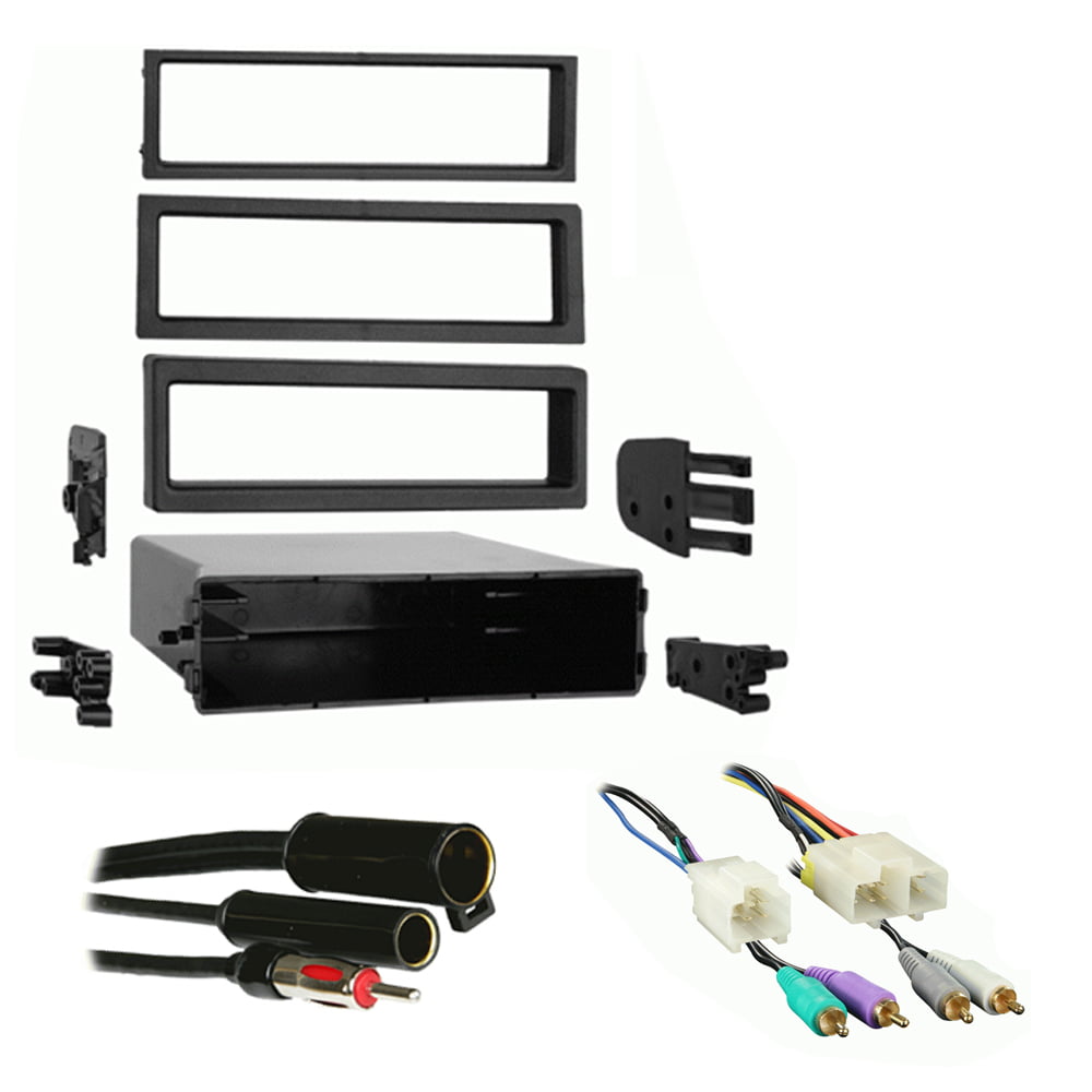 Radio Replacement Dash Mounting Kit Single-DIN w/Pocket for Toyota Corolla 