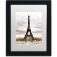 thumbnail image 1 of Trademark Fine Art "The Eiffel Tower" Canvas Art by Philippe Hugonnard, White Matte, Black Frame, 1 of 4