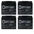thumbnail image 1 of 12V 18AH F2 Replacement Battery Compatible with JNCAIR JNC 660 - 4 Pack, 1 of 5
