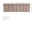 thumbnail image 4 of VHC Brands Kaila Country Cottage Vintage Floral Kitchen Curtain Valance 16x72, 4 of 5