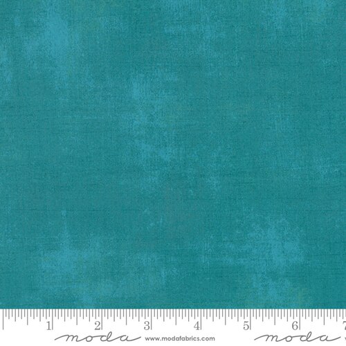 Ocean blue Grunge fabric, Moda Fabrics Basic Grey cotton fabric, QTR YD