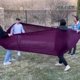 thumbnail image 1 of Banda elástica de entrenamiento, juegos de construcción de confianza, actividad de trabajo en equipo, alta elasticidad, gran compresión, lazo sensorial elástico morado 200 x 75 cm, 1 of 2