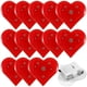 thumbnail image 1 of 20 broches rojos con forma de corazón, luminosos, brillantes, para solapa, para San Valentín, regalo, accesorios de decoración, 1 of 6
