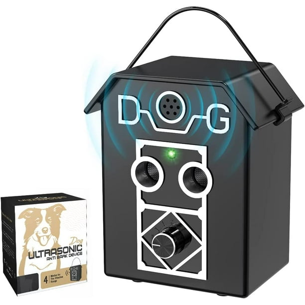 Perro antiladridos, antiladridos ultrasónico, dispositivo automático antiladridos para perros a prueba de agua con 3 modos para perros pequeños, medianos y grandes, en interiores y exteriores