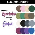 thumbnail image 3 of L.A. COLORS 16 Color Eyeshadow, Smokin, 1.019 fl oz, 3 of 5