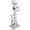 Neutral, variant on Maykoosh Rustic Recluse Large Cat Tower with Easy to Access Spacious Perches, Carpet Upholstered Cat Tree for All Cat Breeds, Multi-perch Cat Tree with Sisal Rope Scratch Post-Color:Beige