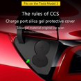 thumbnail image 5 of Tapa del cargador de coche para Tesla Model 3 Model Y, impermeable y antipolvo., 5 of 5
